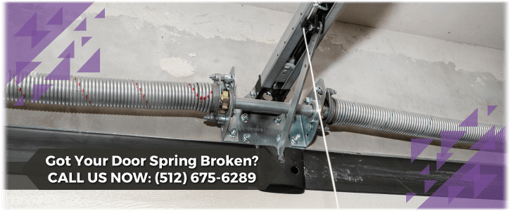 Broken Garage Door Spring Repair Cedar Park TX